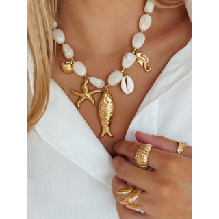 Collier Madoline - Nacré/Doré