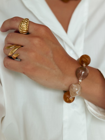 Bracelet Madriaza - Chocolat