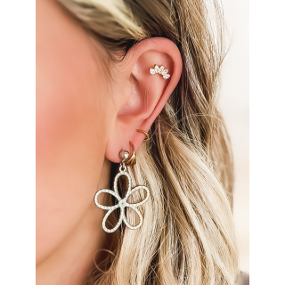 Boucles d'oreilles Nanao - Argenté