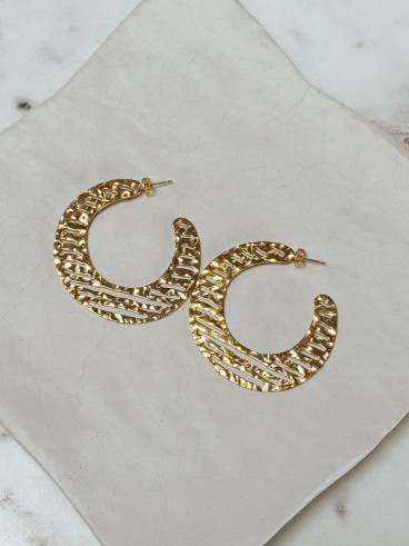 Boucles d'oreilles Zouma - Doré