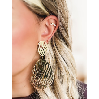Boucles d'oreilles Zeina - Doré