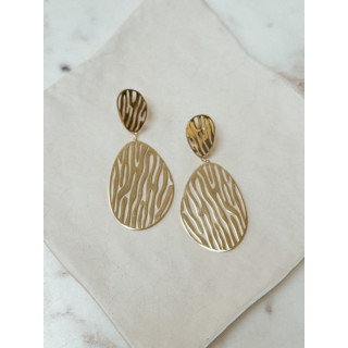 Boucles d'oreilles Zeina - Doré
