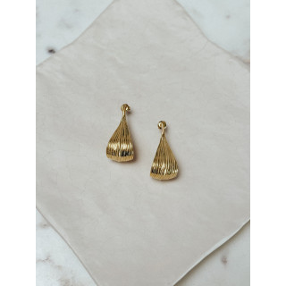 Boucles d'oreilles Mandine - Doré