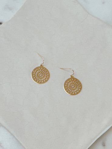 Boucles d'oreilles Cariline - Doré