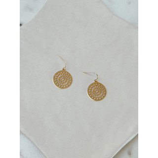 Boucles d'oreilles Cariline - Doré