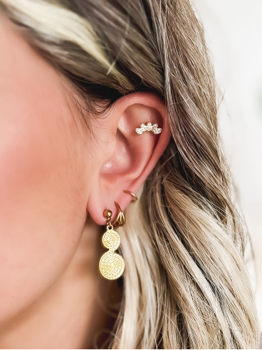 Boucles d'oreilles Cédalize - Doré