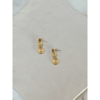 Boucles d'oreilles Cédalize - Doré