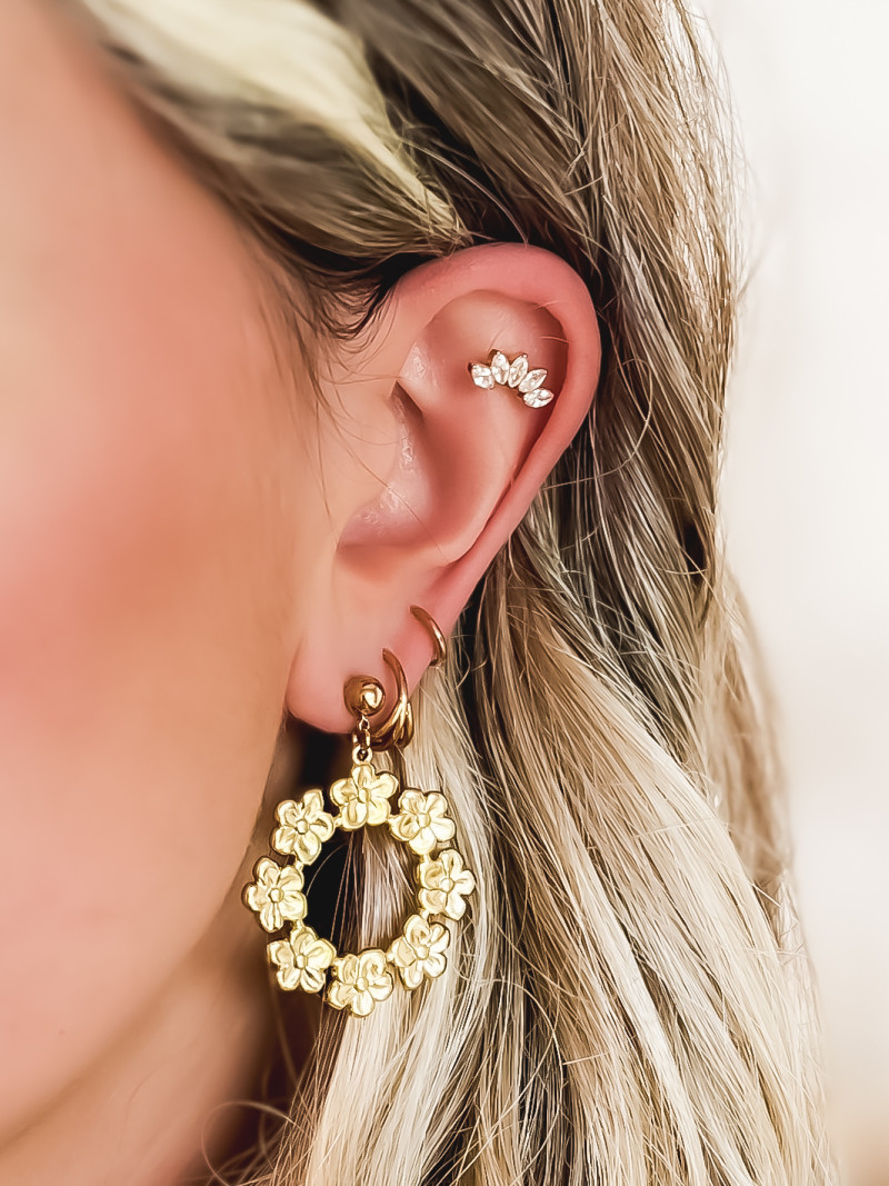 Boucles d'oreilles Célissa - Doré