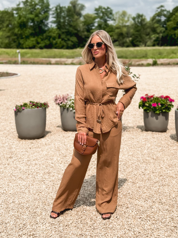 Pantalon Manéllie - Camel