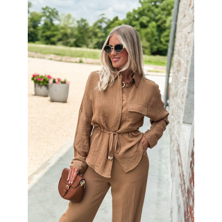 Chemise Manéllie - Camel