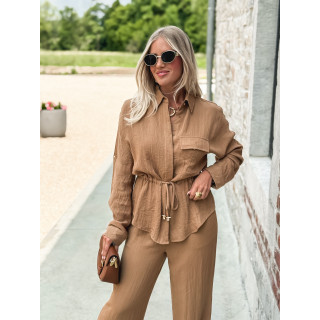 Chemise Manéllie - Camel