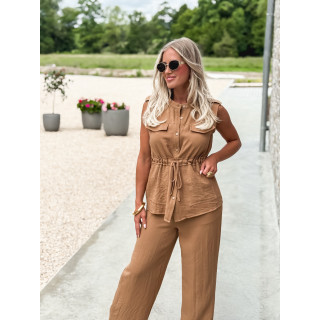 Blouse Manéllie - Camel