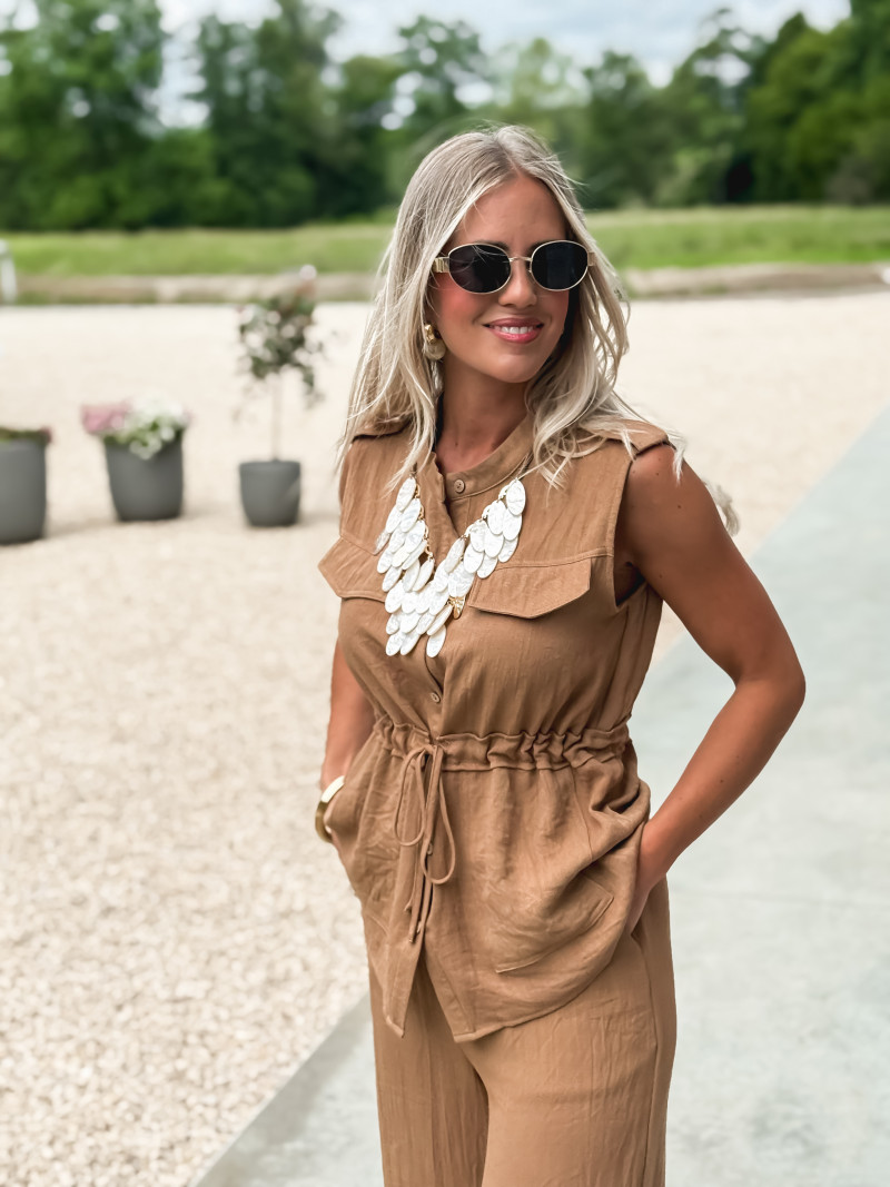Blouse Manéllie - Camel
