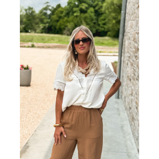 Blouse Asélya - Blanc