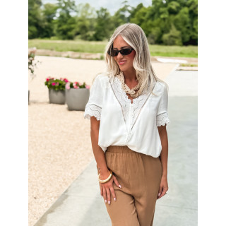 Blouse Asélya - Blanc