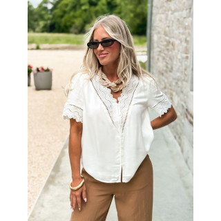 Blouse Asélya - Blanc