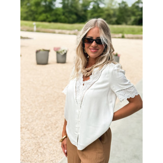 Blouse Asélya - Blanc