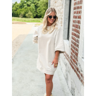 Robe courte Sira - Beige