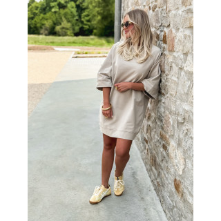 Robe courte Sira - Beige