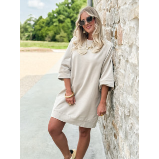 Robe courte Sira - Beige