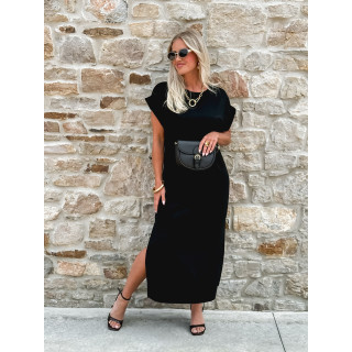 Robe longue Naëlie - Noir