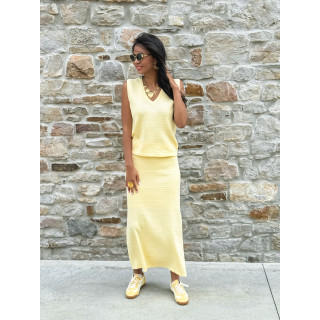 Pull sans manches Nirina - Jaune
