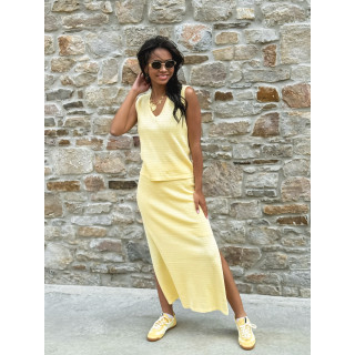 Pull sans manches Nirina - Jaune