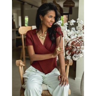 Blouse Sabine - Bordeaux