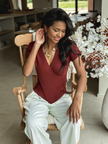 Blouse Sabine - Bordeaux