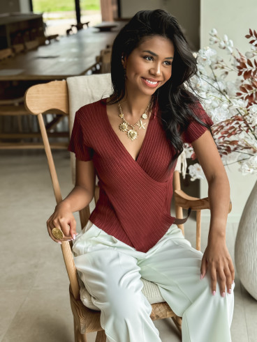 Blouse Sabine - Bordeaux