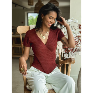 Blouse Sabine - Bordeaux