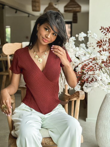 Blouse Sabine - Bordeaux