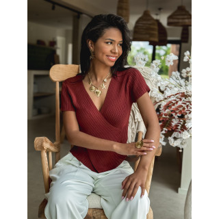 Blouse Sabine - Bordeaux