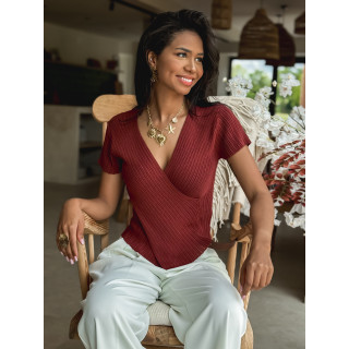 Blouse Sabine - Bordeaux
