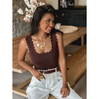 Top Lalie - Marron