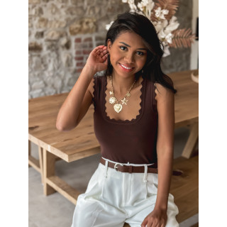 Top Lalie - Marron