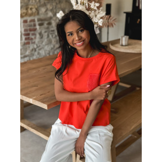 T-shirt Aléria - Corail