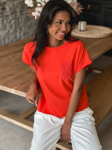 T-shirt Aléria - Corail