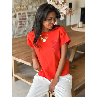 T-shirt Aléria - Corail