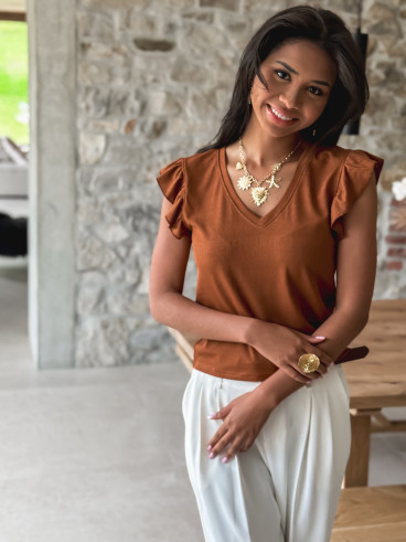 Blouse Philipine - Camel