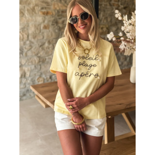 T-shirt Ajaccio - Jaune
