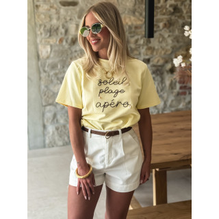 T-shirt Ajaccio - Jaune