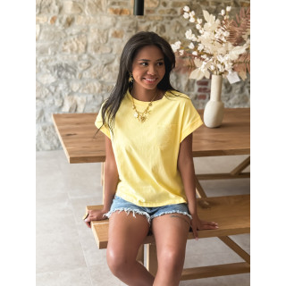 T-shirt Aléria - Jaune