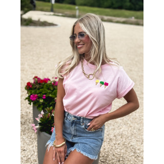 T-shirt "Ice Cream" - Rose