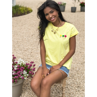 T-shirt "Ice Cream" - Jaune
