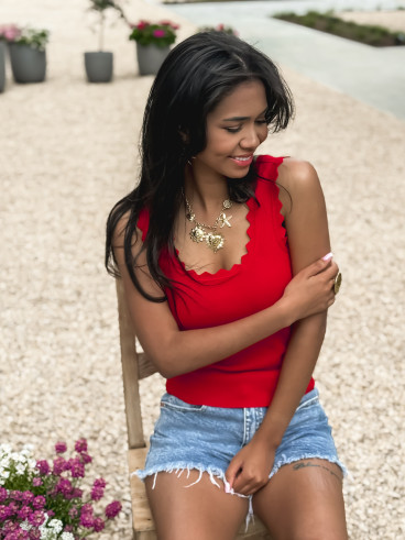 Top Lalie - Rouge