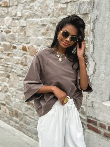 T-shirt Sira - Marron