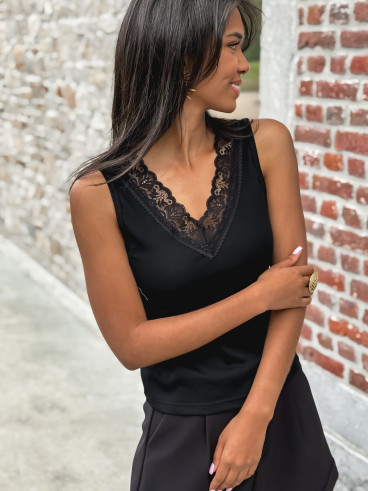 Blouse Linoï - Noir