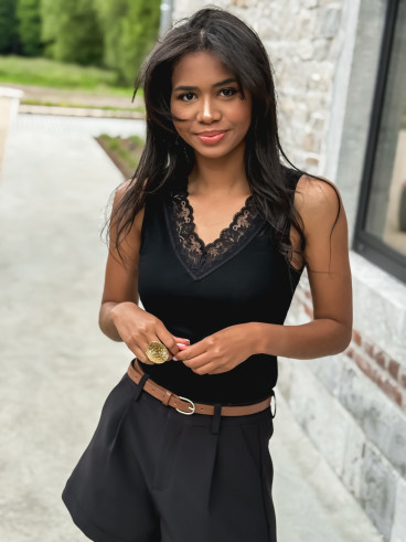 Blouse Linoï - Noir