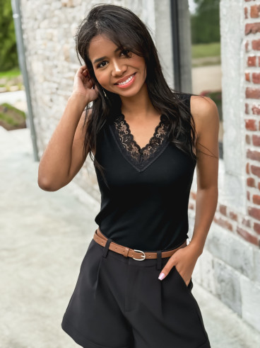 Blouse Linoï - Noir